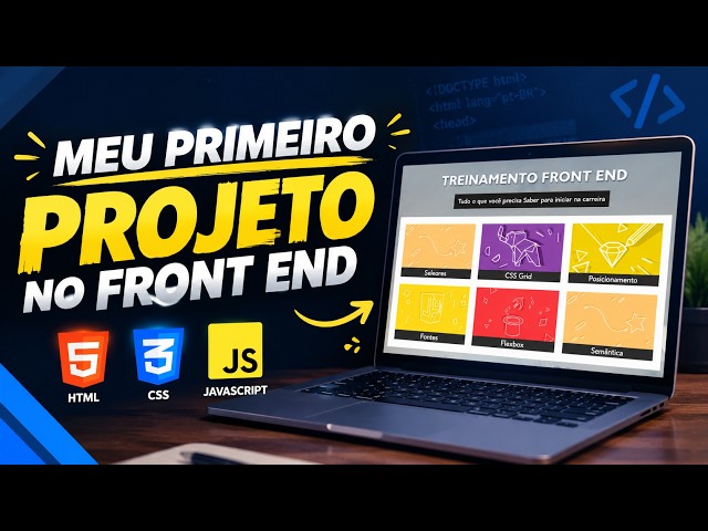 MEU PRIMEIRO PROJETO NO FRONT END 🚀 | HTML e CSS na Prática