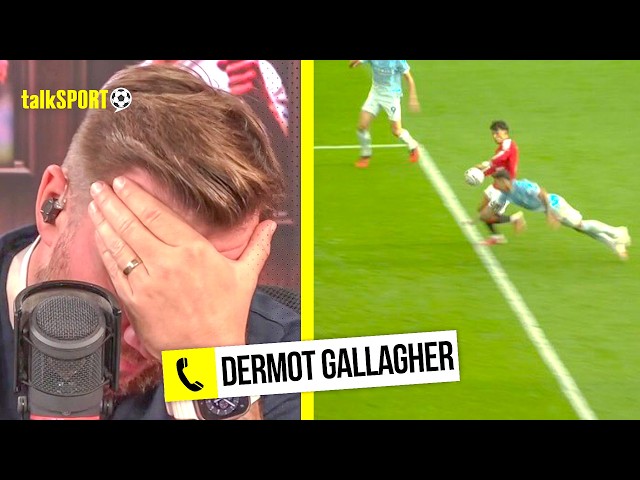 Jamie O'Hara & Jason Cundy CLASH with Dermot Gallagher over CONTROVERSIAL Manchester Derby goal!