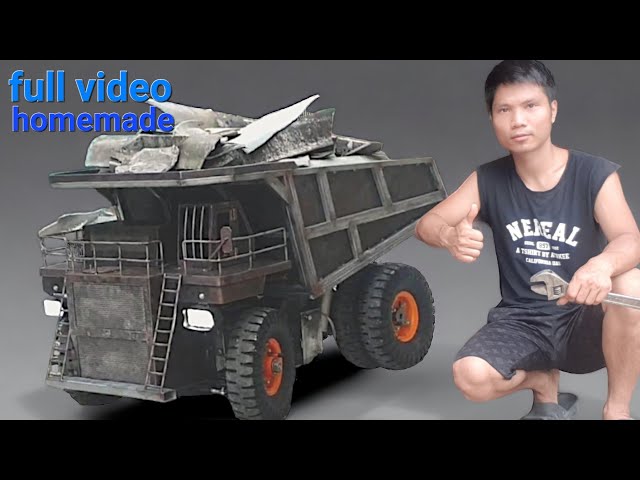 CAT 797 scale 1/14, full video, how to make rc truck...