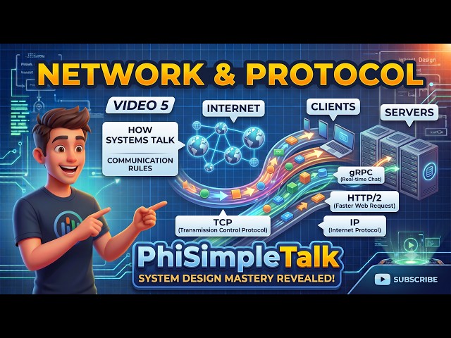 Network Protocols Explained (TCP, IP, HTTP) | System Design Course #5