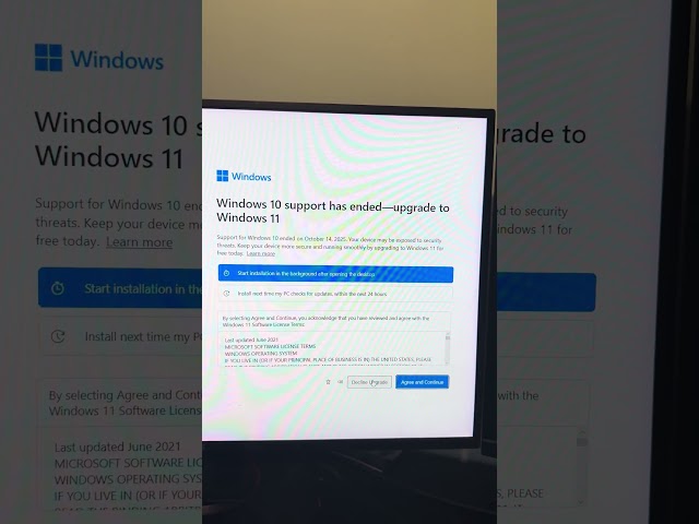Never moving from windows 10