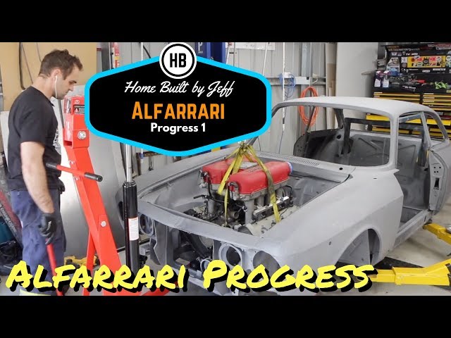The Alfarrari, Ferrari engined Alfa 105 build progress 1