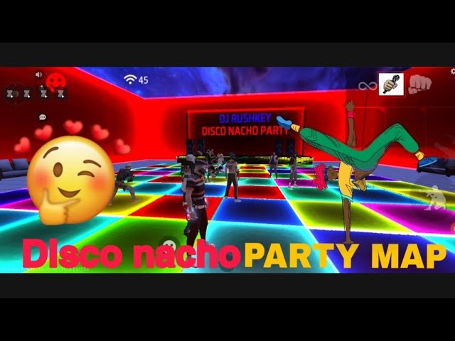 Disco nacho party craftland map and password // Freefire new dance map code // new dance map code 
