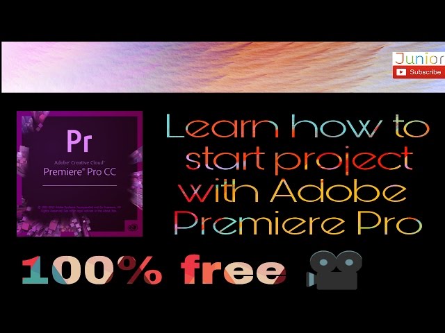 Adobe Premiere video editing (Start up a project with Adobe Premiere Pro cc 2017 full explained.)