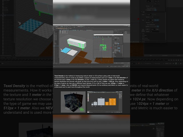 Texel Density is a main priority in Game Production #materials #pbr #texture #gameart  #ue5 #gamedev