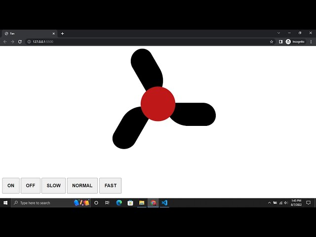 HTML, CSS, & JavaScript: I Created A Fan