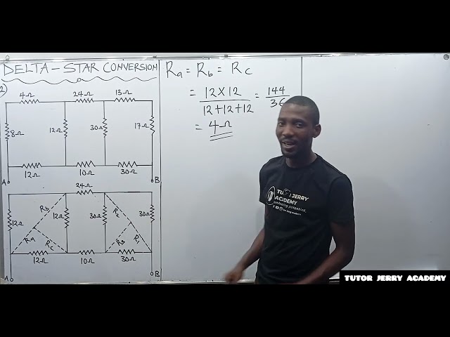 Equivalent Resistance of a Complex Circuit Made Easy | Delta–Star Transformation