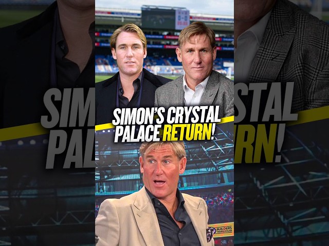 Simon Jordan returned to Crystal Palace for the first time in 15 years for the best reason... ❤️💙
