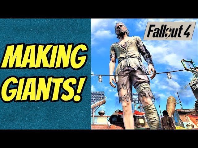 Make Giants! Shrink or Growth Ray Mod |Wacky Weapons of Fallout 4 |