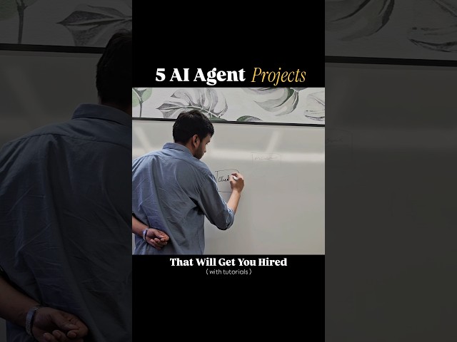 5 AI Agent Projects That Will Get You Hired ( Free Tutorial) #projects #aiagents