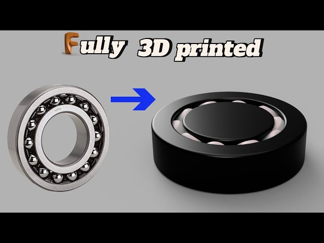 How to design 3d printed bearing in fusion autodesk in Easy way