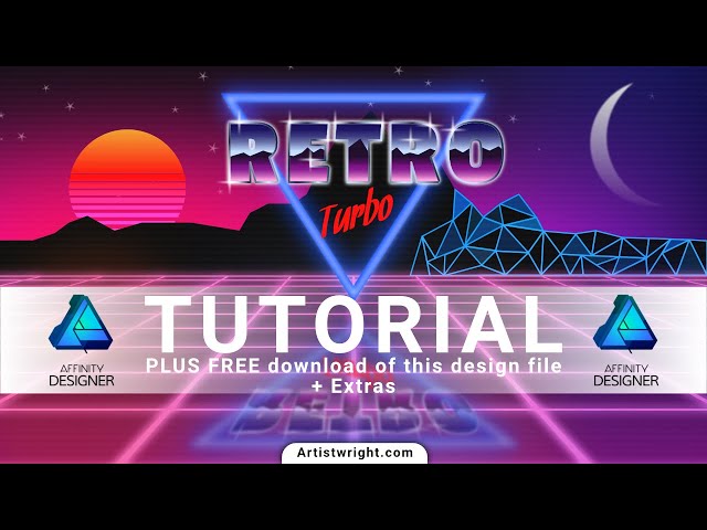 Learn how to use Affinity Designer | Retro Tutorial