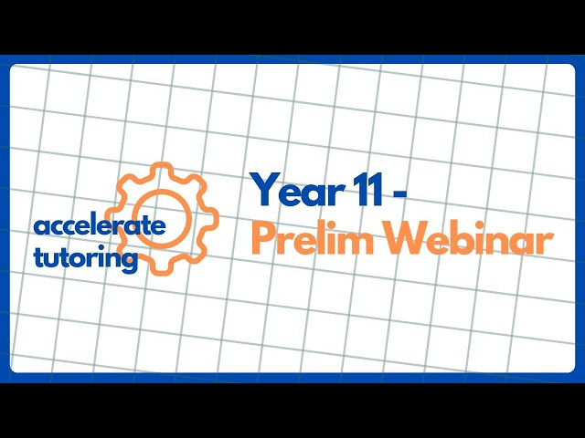 How to Ace Your Year 11 Engineering Prelim | Full Webinar Replay 🛠️