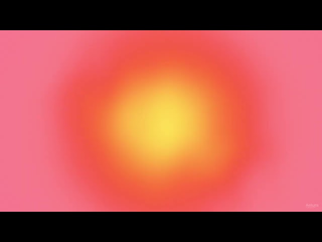 Aesthetic Aura Wallpaper | 10-Hour 4K Pink , Orange and Yellow Gradient Mood Light  | LED Background