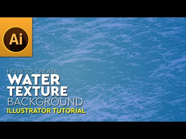 How to Create Vector Sea Water Texture in Illustrator Tutorial