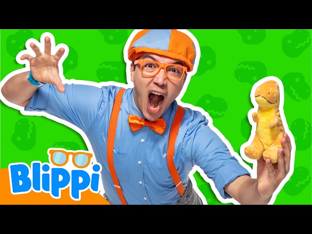 🔴Blippi and his best Dino Friends! 🦕 Non-Stop Dinosaur Shorts
