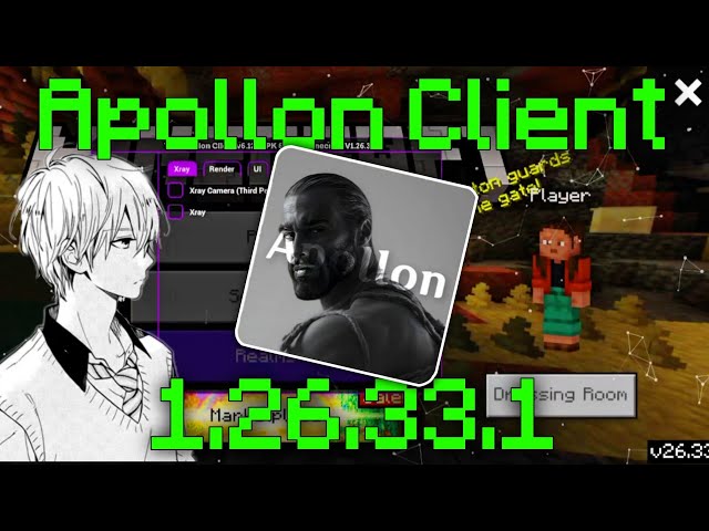 🌿 FINALLY! Apollon Client v1.26.33 is HERE! Best FREE Minecraft PE Client 1.26.33