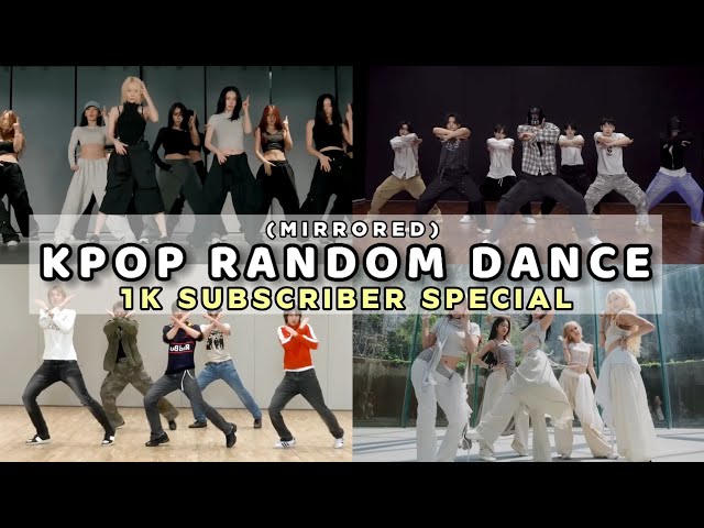 (MIRRORED) KPOP RANDOM DANCE || ONE HOUR/1K SPECIAL
