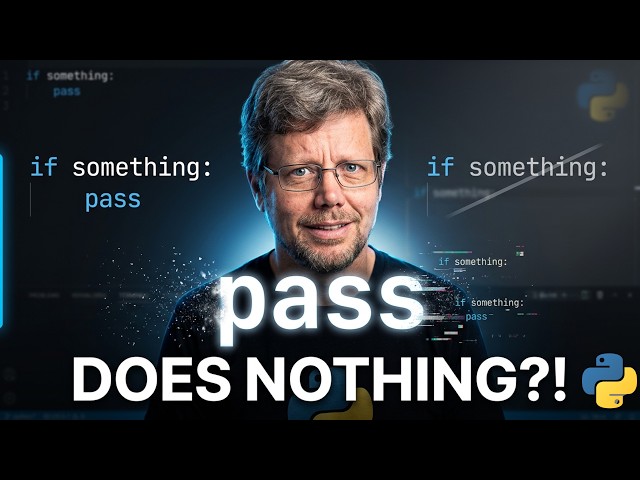 Why Do Python Developers Use pass? (It Does NOTHING 😳)