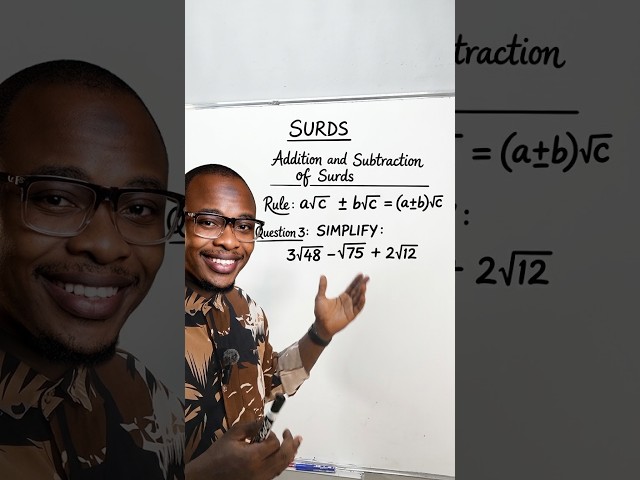 How to Add and Subtract Surds