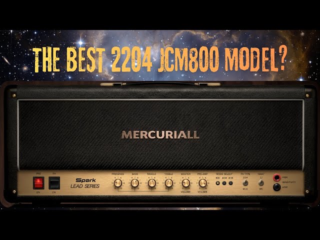MERCURIALL SPARK - Compared to a real Marshall 2204 (and Fractal/Neural DSP)