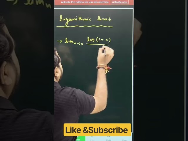 #logarithmiclimit #class12maths #maths #rsspathshala #mission95batch