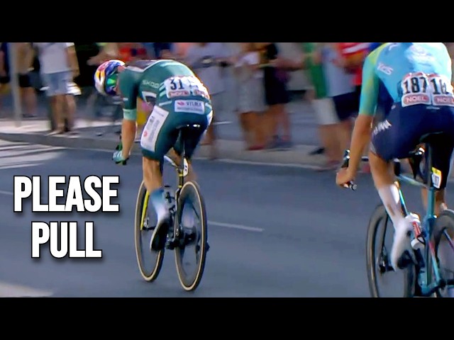 Wout van Aert in Trouble with Late Attacks | Vuelta a España 2026 Stage 15