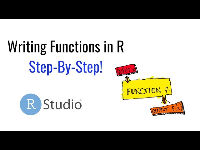 How to write Functions in R?
