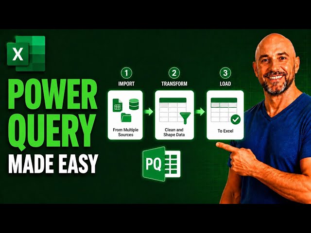 Stop Copy Pasting! Use POWER QUERY to Auto Combine Excel Tabs & Files