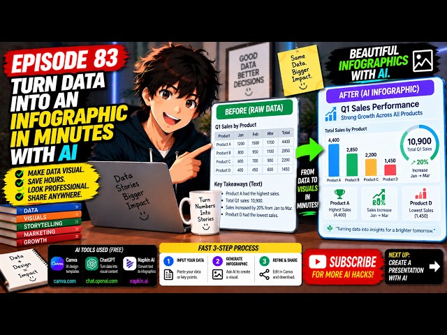 Turn Data into an Infographic in Minutes with AI