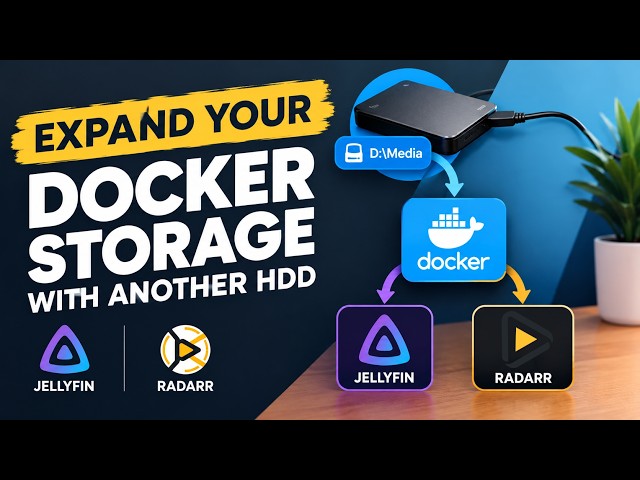 Running Out of Storage? Add Another HDD to Docker