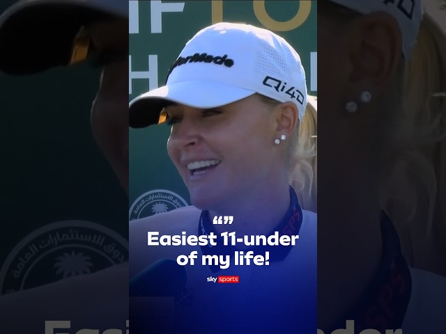 Charley Hull breaks course record at Centurion | "The easiest 11-under of my life"