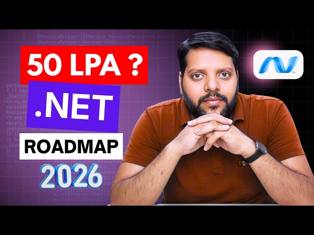 How to Get ₹50 LPA as a .NET Developer in 2026 | Complete .NET Career Roadmap
