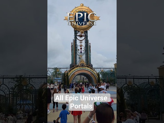 All Epic Universe Portals - Original Audio #universalstudios #epicuniverse #shorts