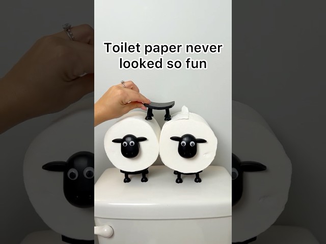 My new favorite toilet paper holder!🤩