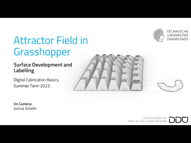 01 - Grasshopper Unroll Surface and Labelling - Part 1