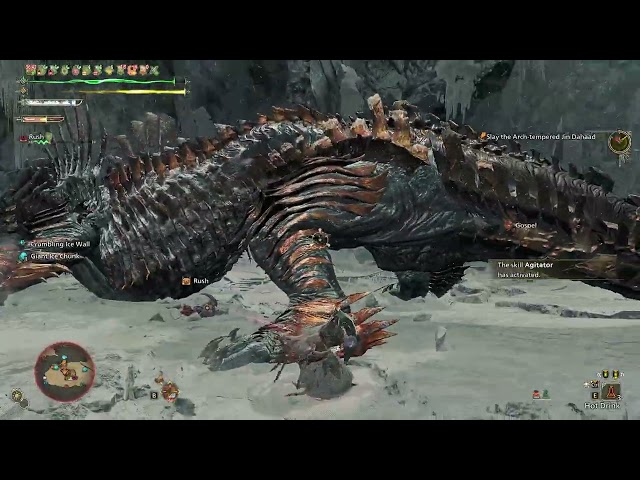 10★ Arch-tempered Jin Dahaad with Dual Blades Solo (19'38"12 Cart) - [MonHun Wilds Disabled Fog]