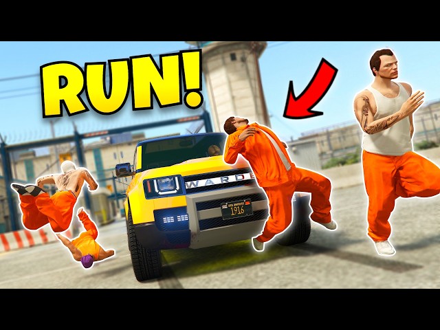 Can 4 Prisoners Escape the Warden? | GTA Online