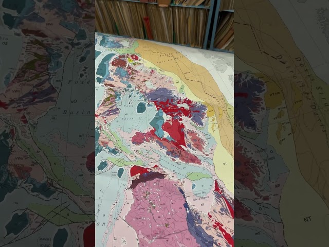 3D Printed Bedrock Lithology Map #innovation #3dprinting #geology #baffin #groundwater #water