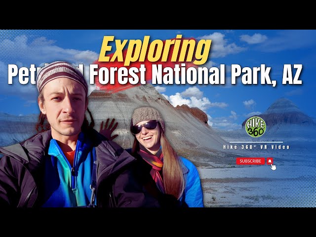 Exploring Petrified Forest National Park, AZ in 360 VR (Hike 360° VR Video)
