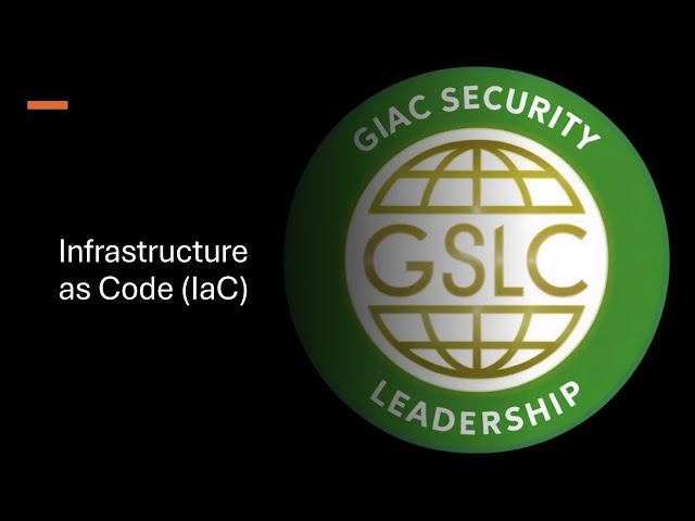 Infrastructure as Code IaC