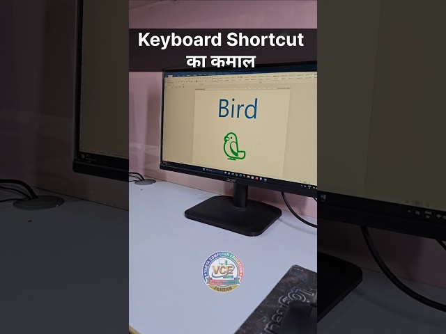 MS Word Bird 🐦 pic keyboard shortcut