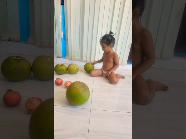 জাম্বুরা আর ডালিম দিয়ে গণনা শেখানো #shorts