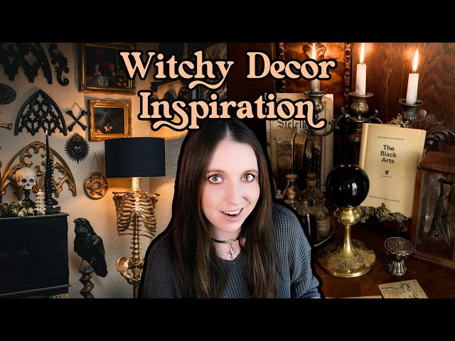 10 Witchy Homes Full of Moody Dark Decor Ideas for Fall (or all year!) 🖤