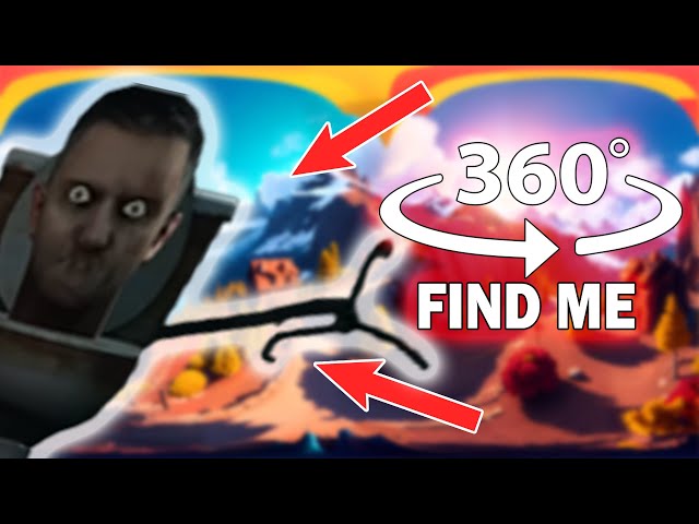 Parasite Boss Toilet - Skibidi Toilet - 360° Finding Challenge #1
