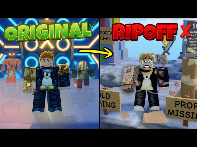 PLAYING RIPOFF Thanos Simulator in Roblox...💀