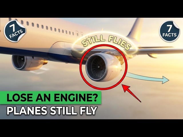 PLANE LOSES AN ENGINE — What Happens & How SAFE Is Flying? 7 Facts You Need