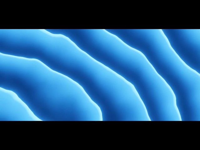 4K Blue Wavy Lines Animation | Free Royalty-Free Video Background