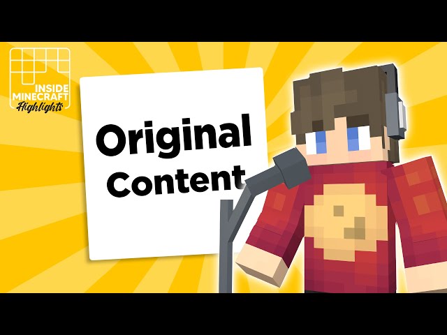 The Perks of Original Minecraft Content…