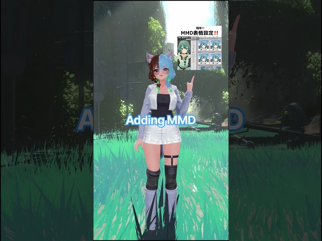 Adding MMD blendshapes to your #vrc model in #unity #vrchat #mmd